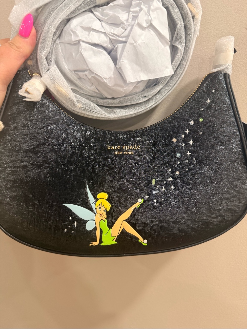 NWT HTF! Tinkerbell Kate Spade New York Disney Parks shoulder/crossbody